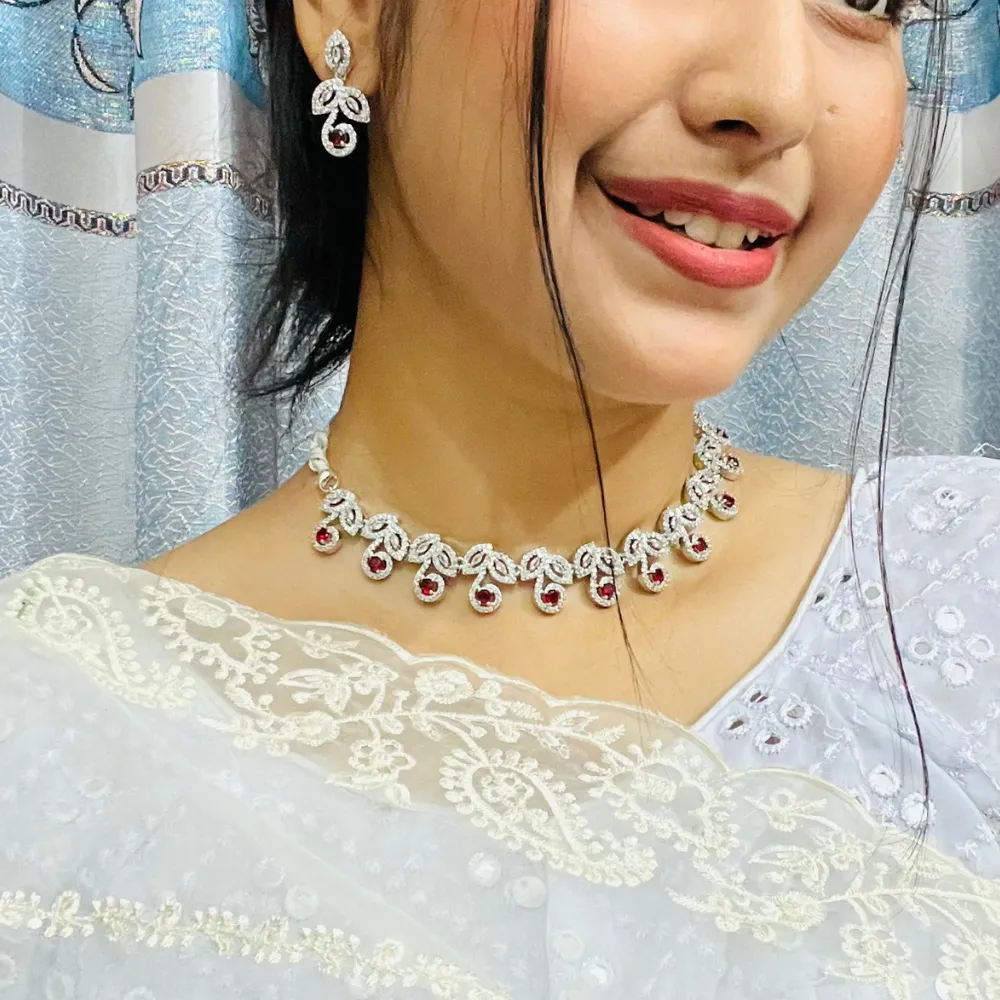 Ruby Red Victorian Set Ruby Red Victorian Set ad stone